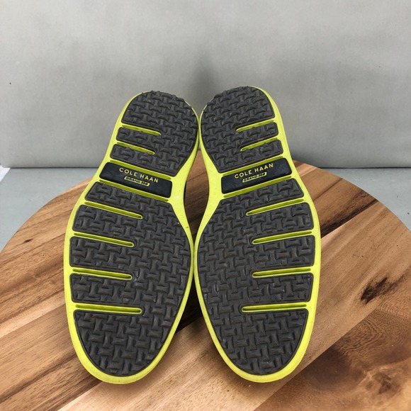 Cole Haan Zerogrand OG Wingtip Oxford Spikeless Golf Shoes Gray Yellow Men 9.5 M main image 7